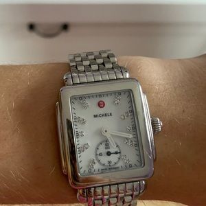 Michele Diamond Deco Watch